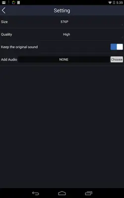 Video Trimmer android App screenshot 1