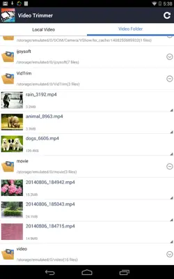 Video Trimmer android App screenshot 3