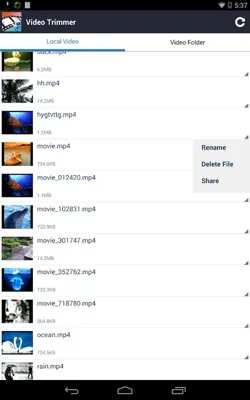 Video Trimmer android App screenshot 4